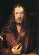 Albrecht Durer Self-Portrait with Fur Coat France oil painting artist